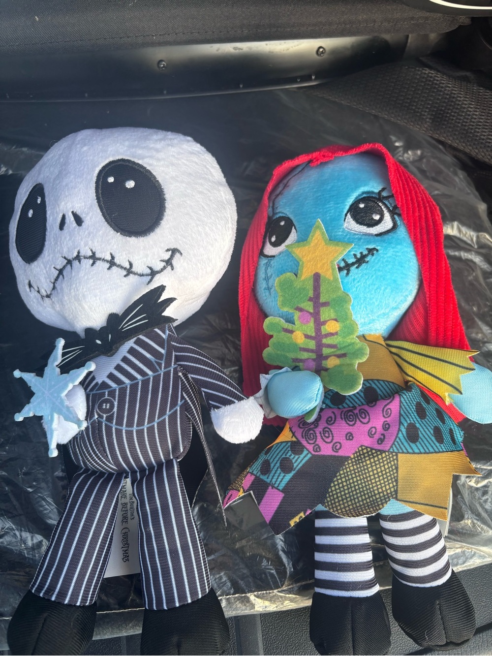 The Nightmare Before Christmas Jack Skellington & Sally Plush Set